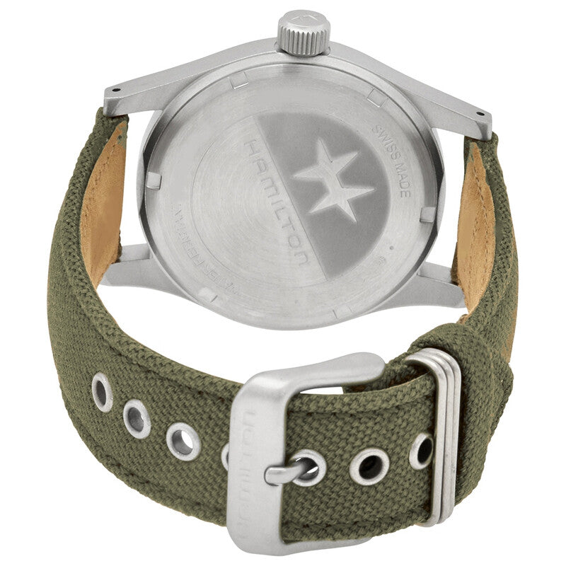 Hamilton Khaki Field Mechanical Green Dial Mens Watch