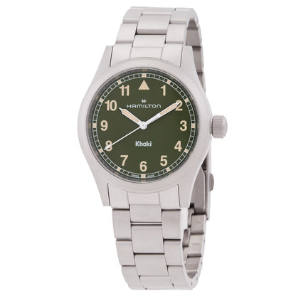 Hamilton Khaki Field Quartz Green Dial Watch