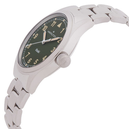 Hamilton Khaki Field Quartz Green Dial Watch