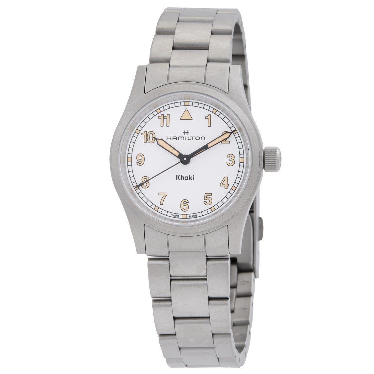 Hamilton Khaki Field Quartz White Dial Women's Watch
