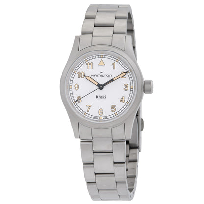 Hamilton Khaki Field Quartz White Dial Women's Watch