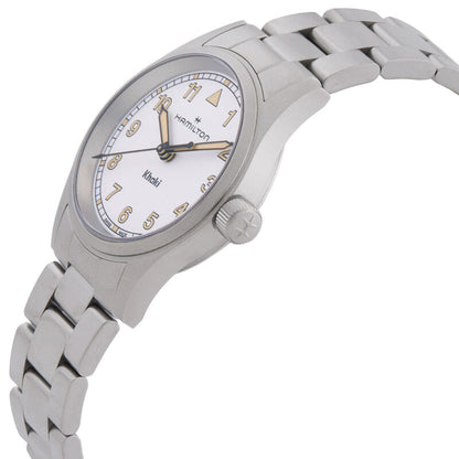 Hamilton Khaki Field Quartz White Dial Women's Watch