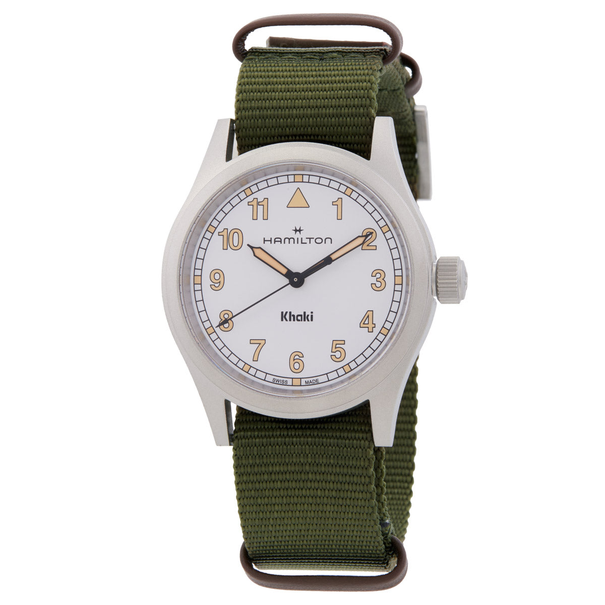 Hamilton Khaki Field Quartz White Dial Watch