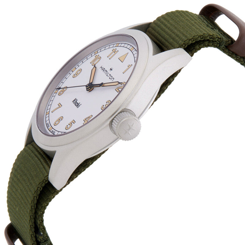 Hamilton Khaki Field Quartz White Dial Watch