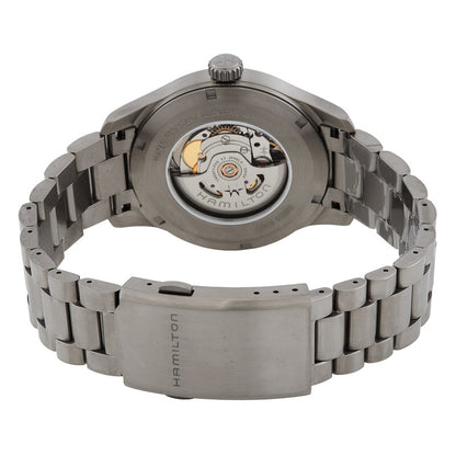 Hamilton Khaki Field Titanium Automatic Blue Dial Mens Watch