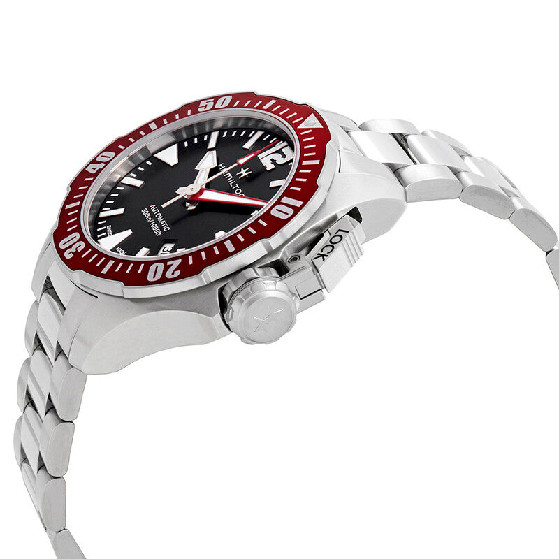 Hamilton Khaki Navy Automatic Black Dial Mens Watch