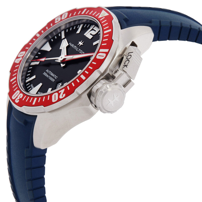 Hamilton Khaki Navy Automatic Black Dial Mens Watch