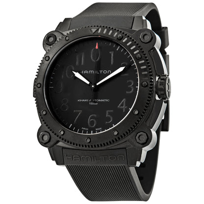 Hamilton Khaki Navy Automatic Black Dial Mens Watch