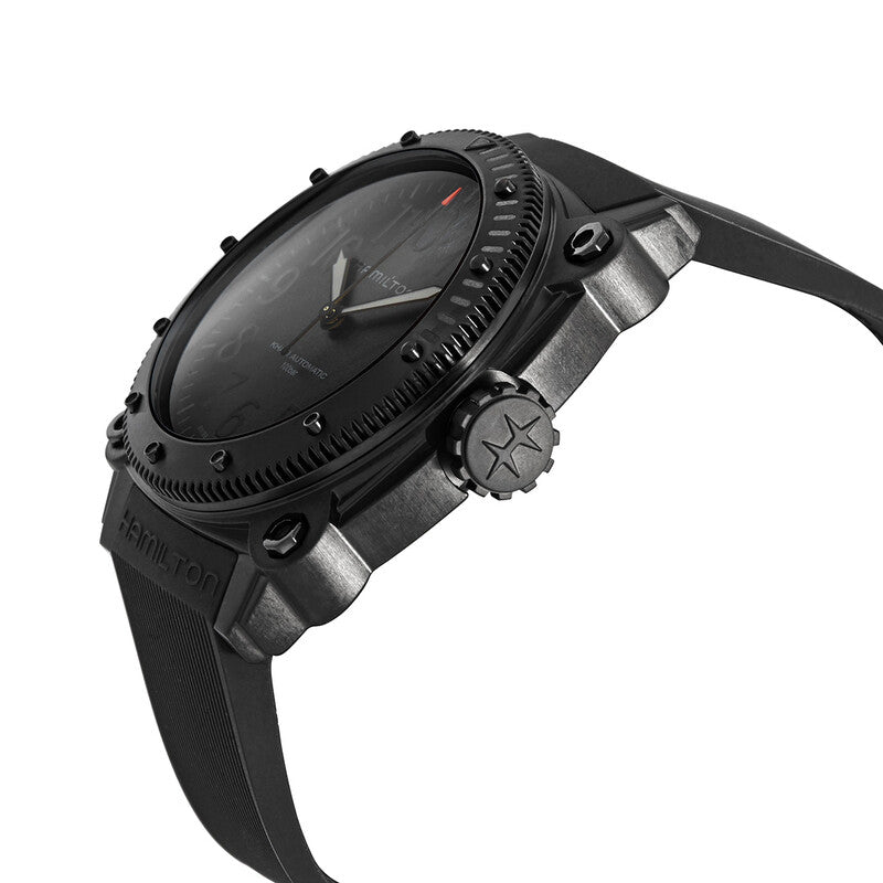 Hamilton Khaki Navy Automatic Black Dial Mens Watch