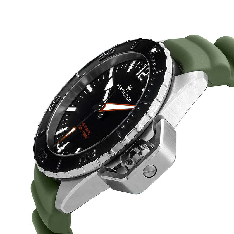 Hamilton Khaki Navy Frogman Automatic Black Dial Mens Watch