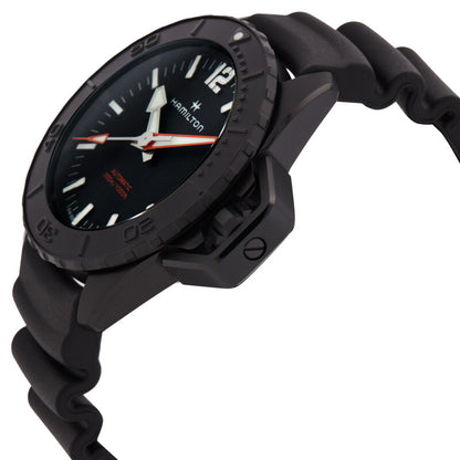 Hamilton Khaki Navy Frogman Automatic Black Dial Mens Watch