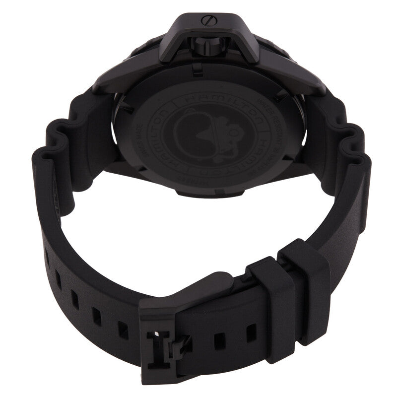 Hamilton Khaki Navy Frogman Automatic Black Dial Mens Watch