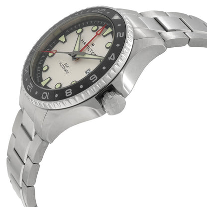 Hamilton Khaki Navy Gmt Automatic Silver Dial Watch