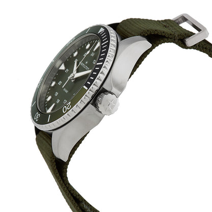 Hamilton Khaki Navy Scuba Quartz Green Dial Watch