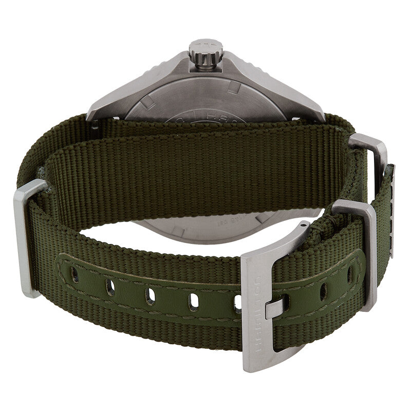 Hamilton Khaki Navy Scuba Quartz Green Dial Watch