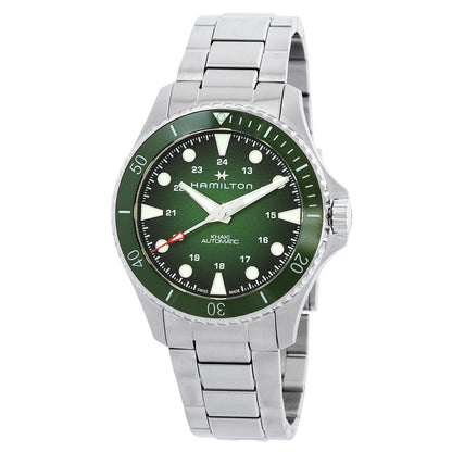 Hamilton Khaki Navy Scuba Automatic Green Dial Mens Watch