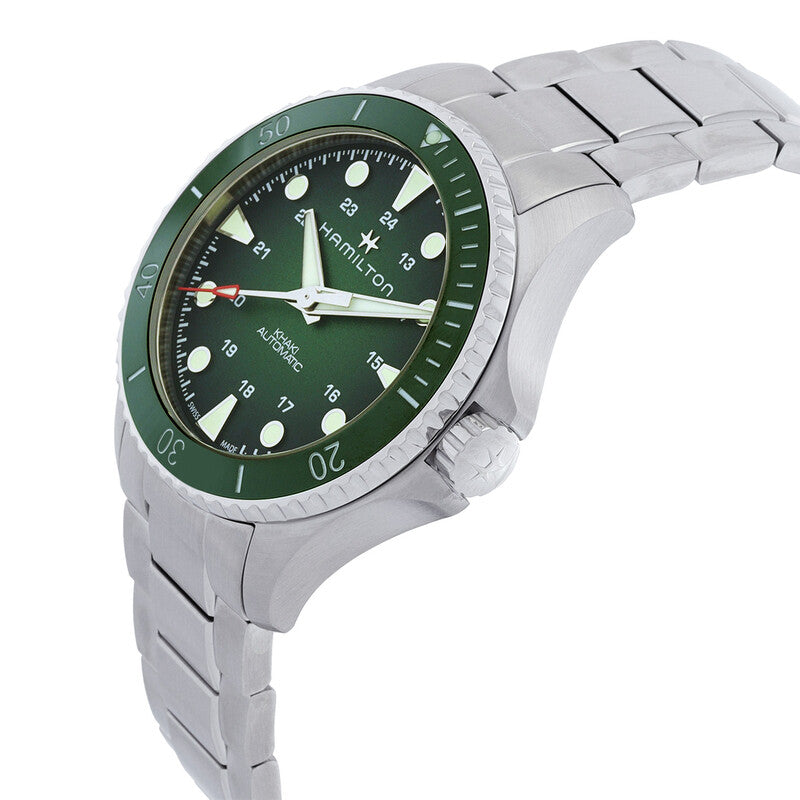 Hamilton Khaki Navy Scuba Automatic Green Dial Mens Watch