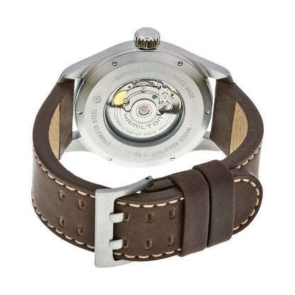 Hamilton Khaki Officers Automatic Black Dial Mens Watch