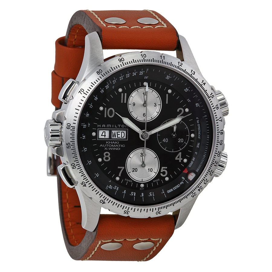 Hamilton Mens Khaki X Wind Lefty Automatic Chronograph Mens Watch