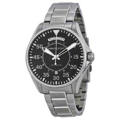 Hamilton Pilot Day Date Automatic Black Dial Mens Watch