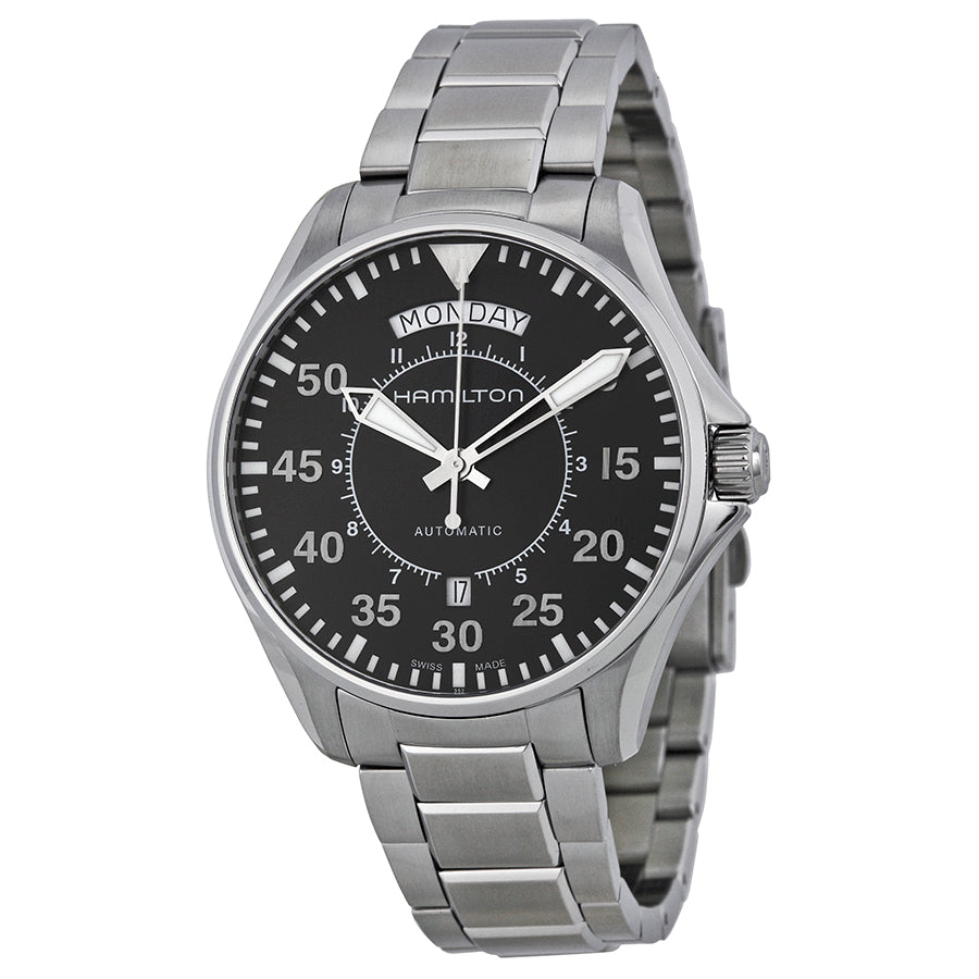 Hamilton Pilot Day Date Automatic Black Dial Mens Watch