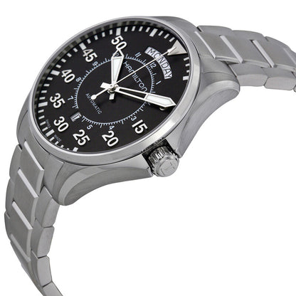 Hamilton Pilot Day Date Automatic Black Dial Mens Watch