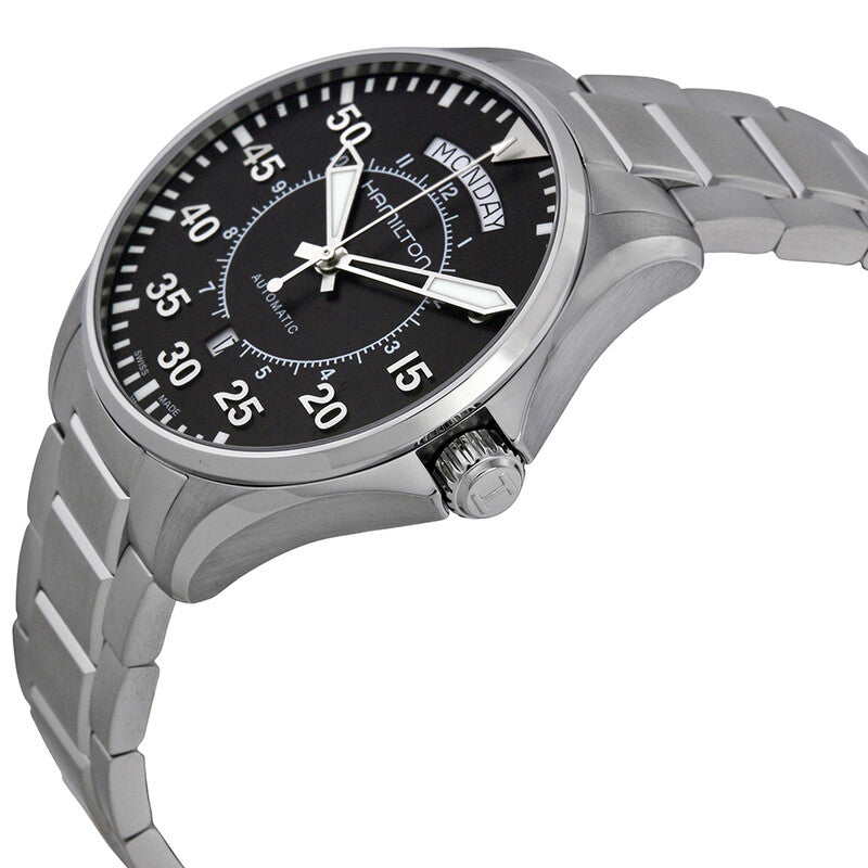 Hamilton Pilot Day Date Automatic Black Dial Mens Watch