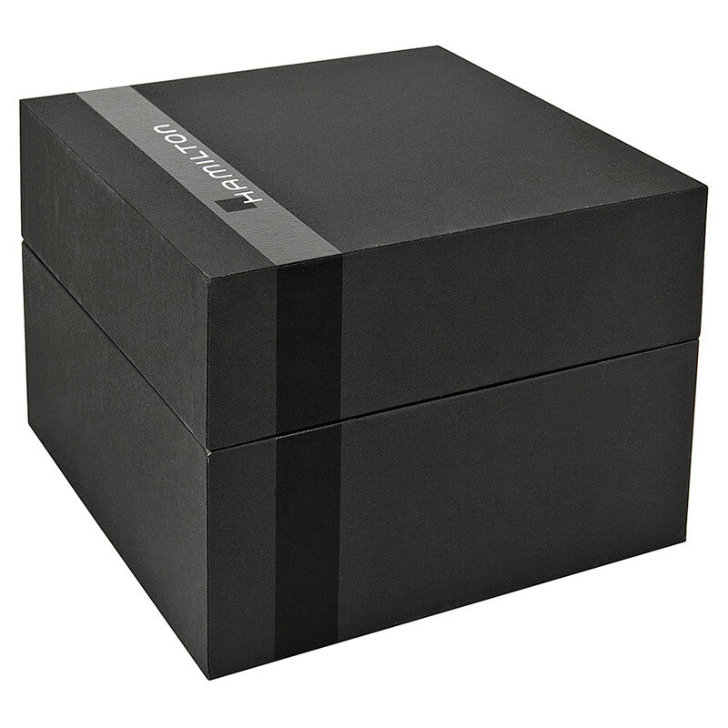 Hamilton Pulsomatic Black Digital Dial Black Pvd Mens Watch