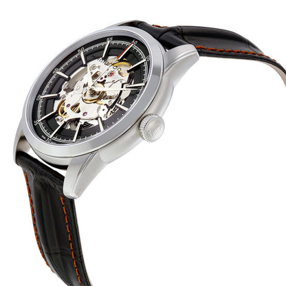 Hamilton Railroad Automatic Black Skeleton Dial Mens Watch