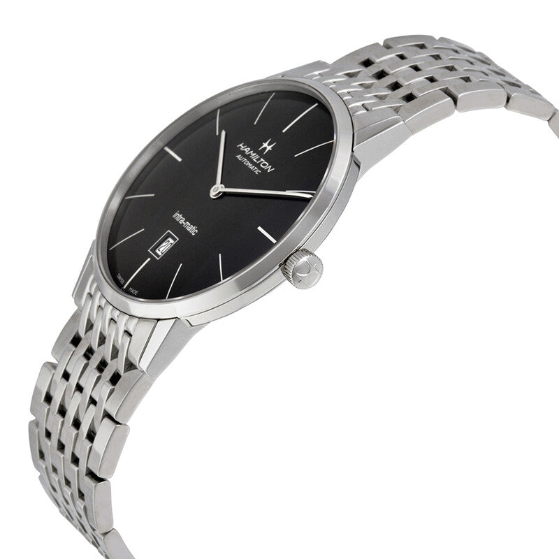 Hamilton Timeless Classic Intra-Matic Black Dial Mens Watch
