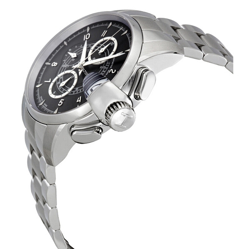 Hamilton Timeless Classic Railroad Black Dial Chronograph Automatic Mens Watch