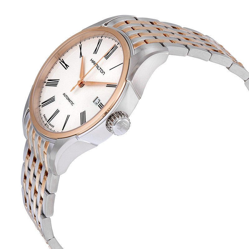 Hamilton Valiant Automatic White Dial Two-Tone Mens Watch
