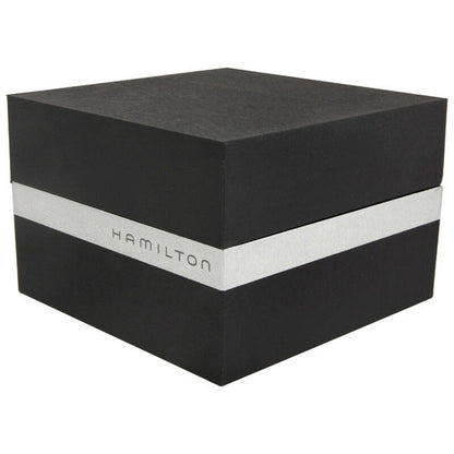 Hamilton Ventura Chrono Black Dial Shield Shaped Mens Watch