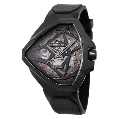 Hamilton Ventura Edge Skeleton Automatic Black Dial Watch