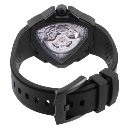 Hamilton Ventura Edge Skeleton Automatic Black Dial Watch