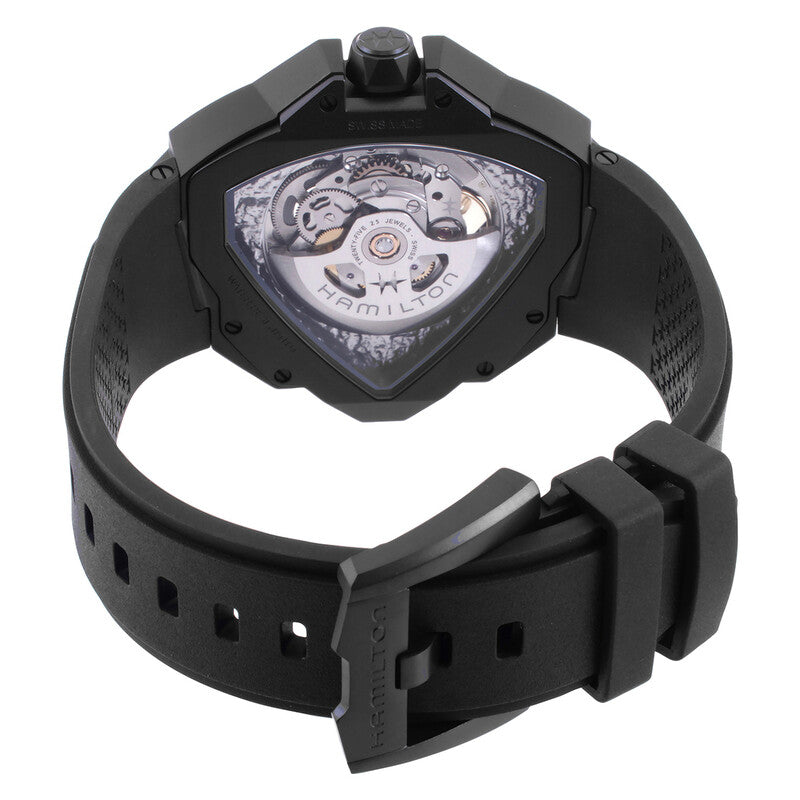 Hamilton Ventura Edge Skeleton Automatic Black Dial Watch