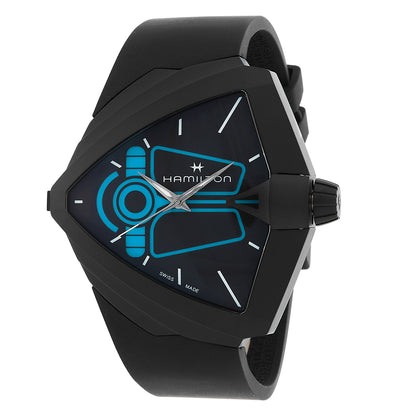 Hamilton Ventura Quartz Black Dial Mens Watch