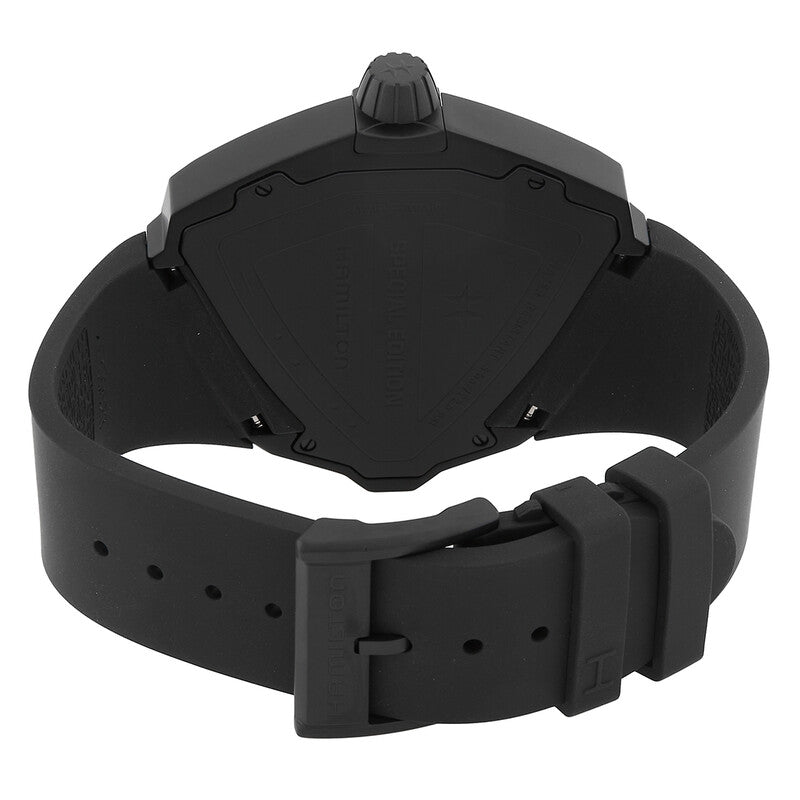 Hamilton Ventura Quartz Black Dial Mens Watch