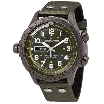 Hamilton X-Wind Lefty Automatic Green Dial Mens Watch