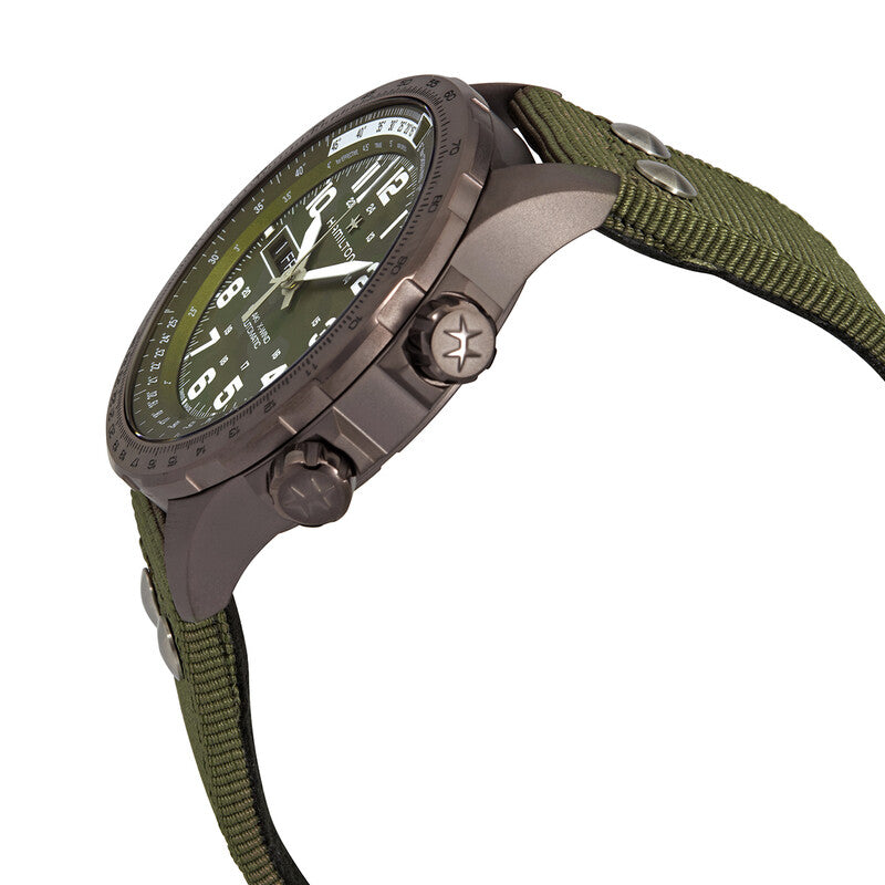 Hamilton X-Wind Lefty Automatic Green Dial Mens Watch