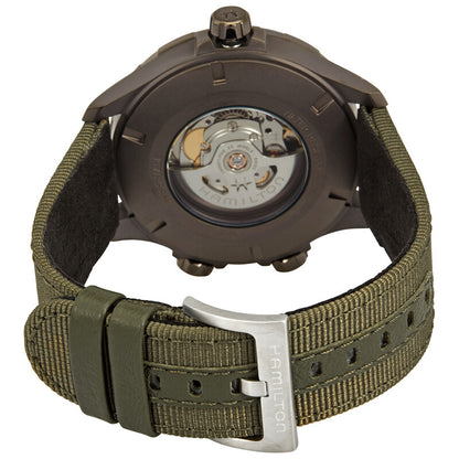 Hamilton X-Wind Lefty Automatic Green Dial Mens Watch