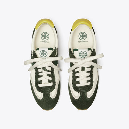 Tory Burch Hank Sneaker New Ivory / MILITARE