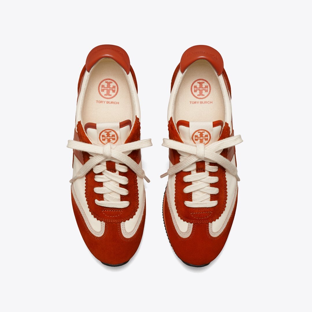 Tory Burch Hank Sneaker New Ivory / RED