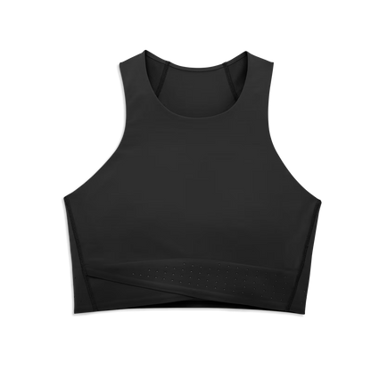 On Race Crop Black | Eclipse (Women'S)