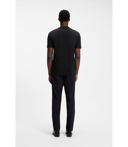 Boss Regular Fit T Shirt In Cotton Jersey Black