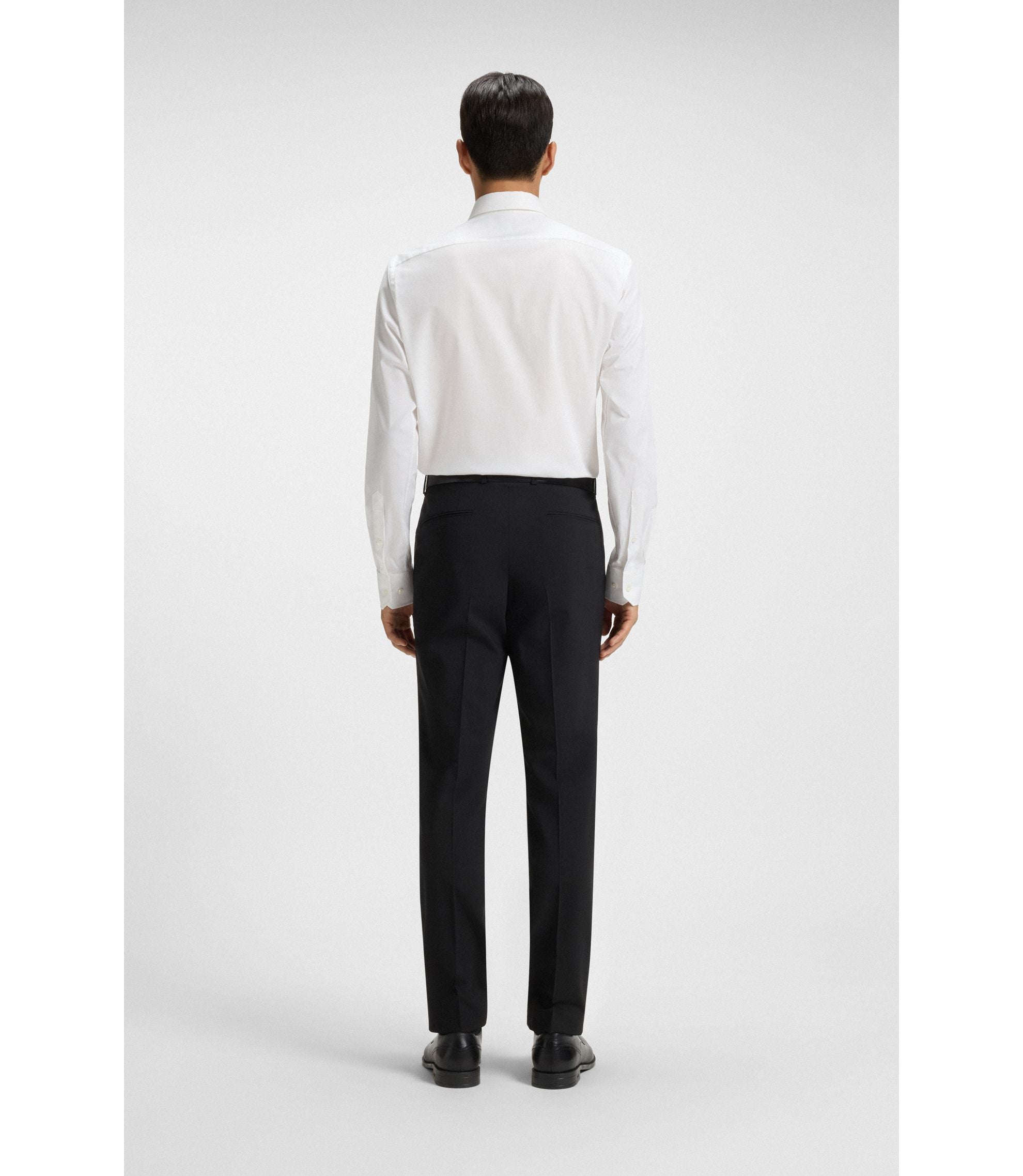 Boss Regular Fit Stretch Twill Dress Shirt White