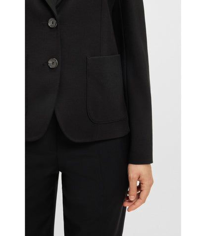 Boss Slim Fit Jacket In Stretch Fabric Black Women's