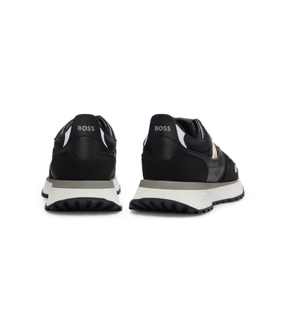 Boss Running Style Sneakers With Eva Rubber Outsole Black Black