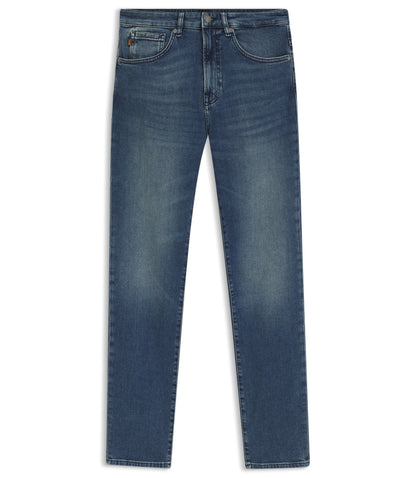 Boss Maine Regular Fit Jeans In Blue Comfort Stretch Denim Blue