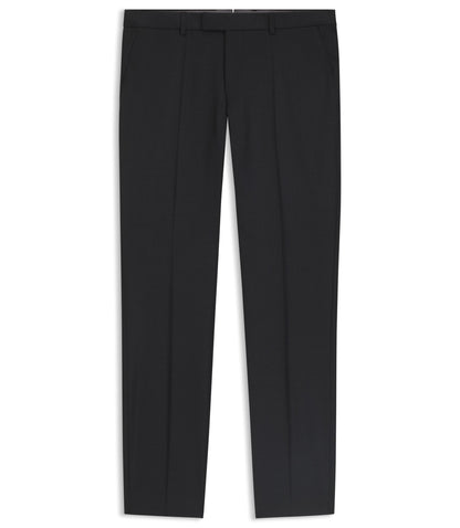 Boss Slim Fit Pants In Stretch Wool Light Grey